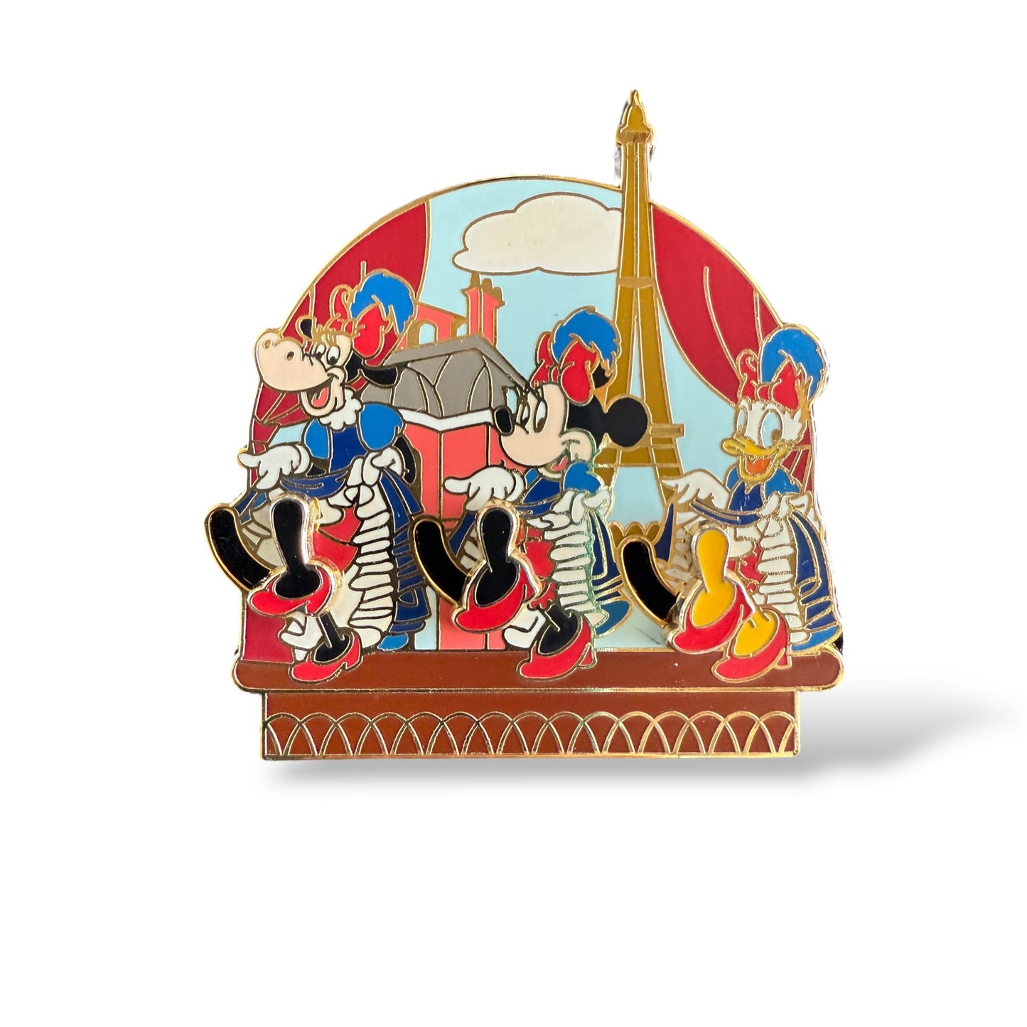 WDW Journey Through Time Pin Event 2003 Minnie, Daisy & Clarabelle France Pin