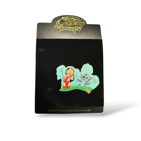 Disney Auctions Stitch 4th of July Sparklers Pin