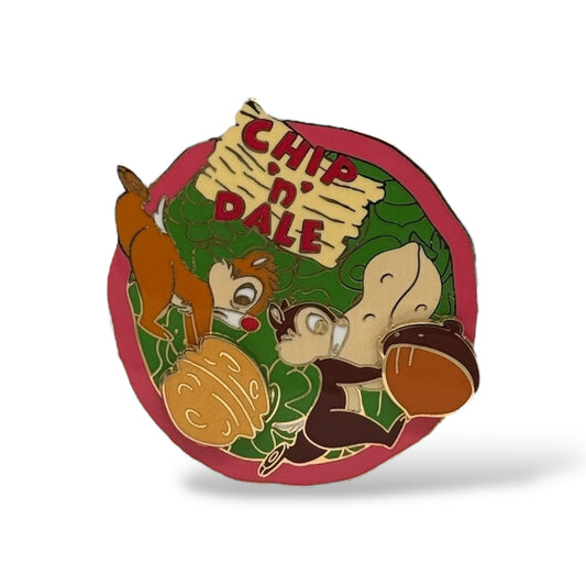JDS Chip and Dale Nuts Autumn Spinner Pin