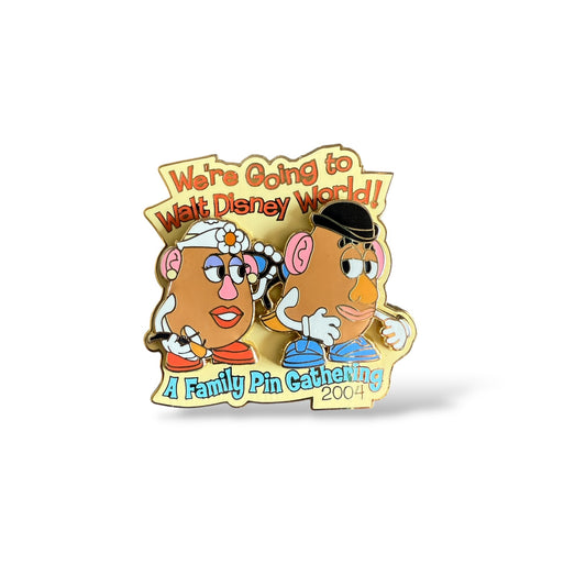 WDW A Family Pin Gathering Mr & Mrs Potato Head Packing Pin