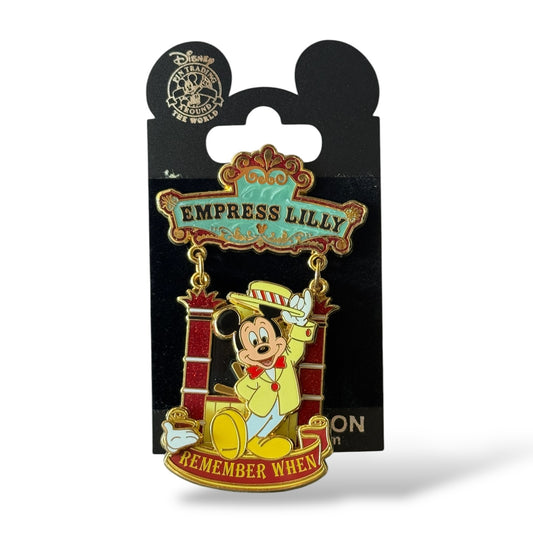 WDW White Glove Remember When Mickey at Empress Lilly Pin