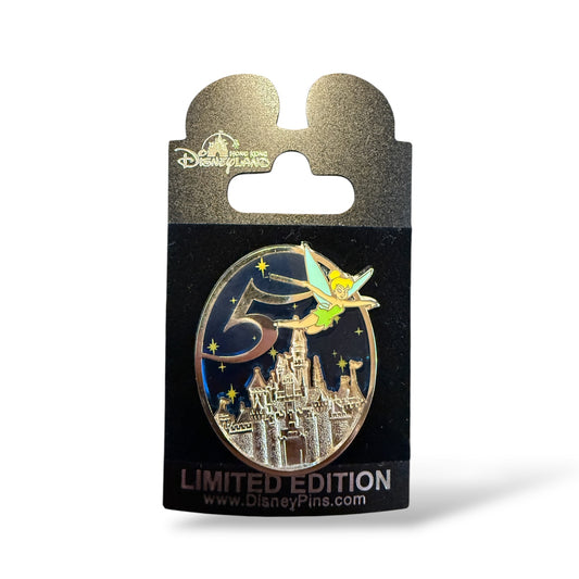 HKDL 5th Anniversary Hong Kong Disneyland Tinker Bell Pin