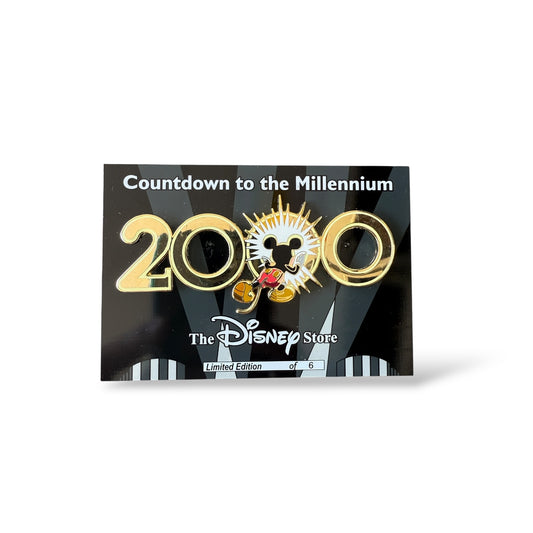 Disney Store Mickey Executive Promotional Countdown to The Millennium Pin