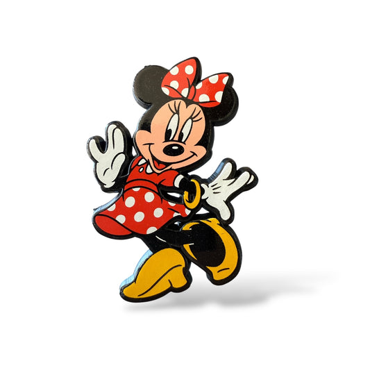 UKDS Plastic Mickey and His Gang Minnie Mouse Pin