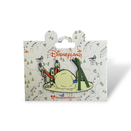 DLRP Goofy Skiing Snowball Pin