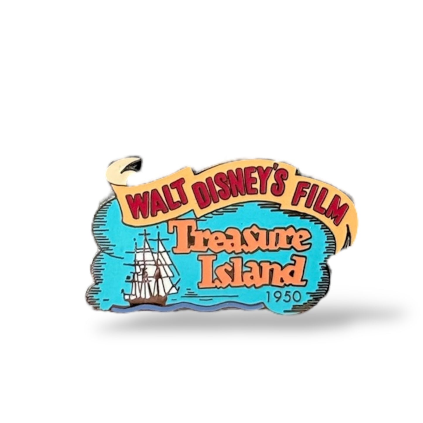 Disney Store Countdown To The Millennium Treasure Island 1950 Pin