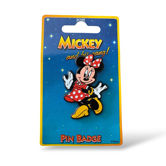 UKDS Plastic Mickey and His Gang Minnie Mouse Pin