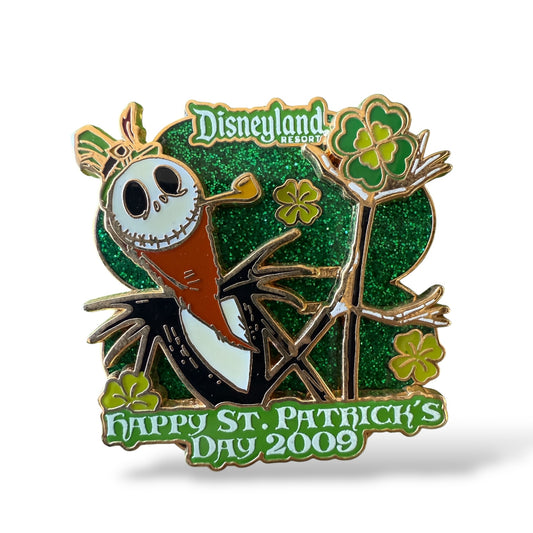 DLR St. Patrick's Day 2009 Jack Skellington Pin