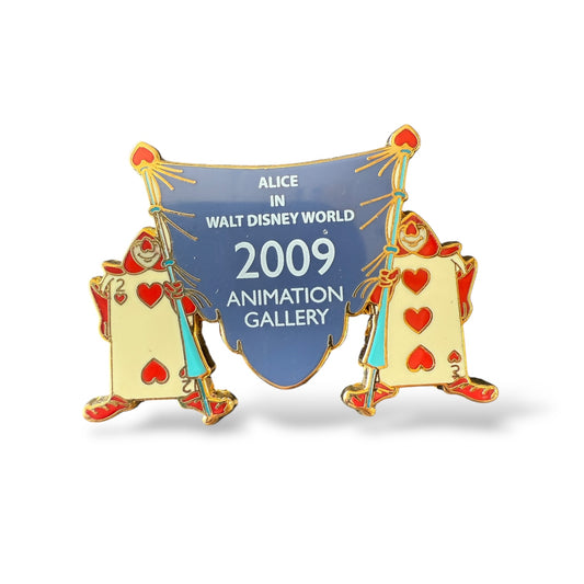 WDW Animation Gallery 2009 Alice in Walt Disney World Cards Pin