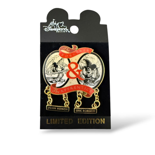 DLR One Hundred Mickeys The Sorcerer & The Apprentice Dangle Pin