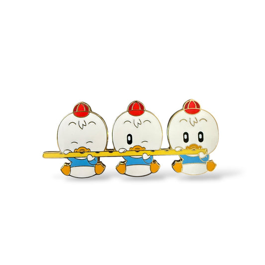 WDI aDorbs! Mickey Mouse Club 70th Anniversary Nephews Playing Flute Chaser Pin