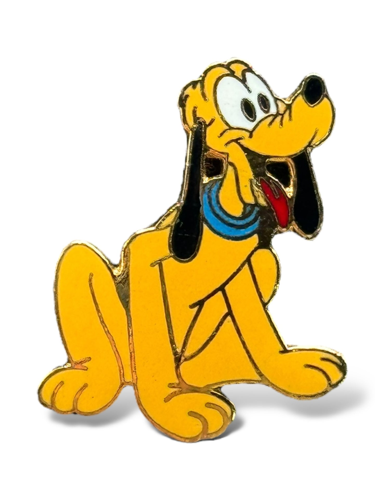 Disney Parks Pluto Sitting with Blue Collar Pin