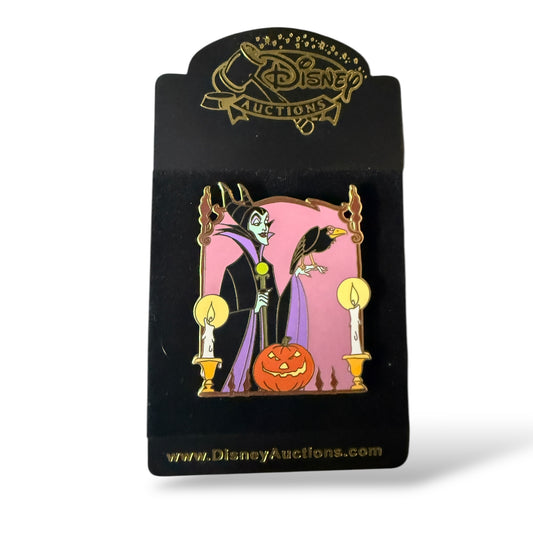 Disney Auctions Maleficent Halloween Frame Pin