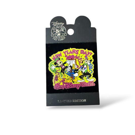 WDW New Years Day 2004 Mickey, Donald, Pluto, and Goofy Pin