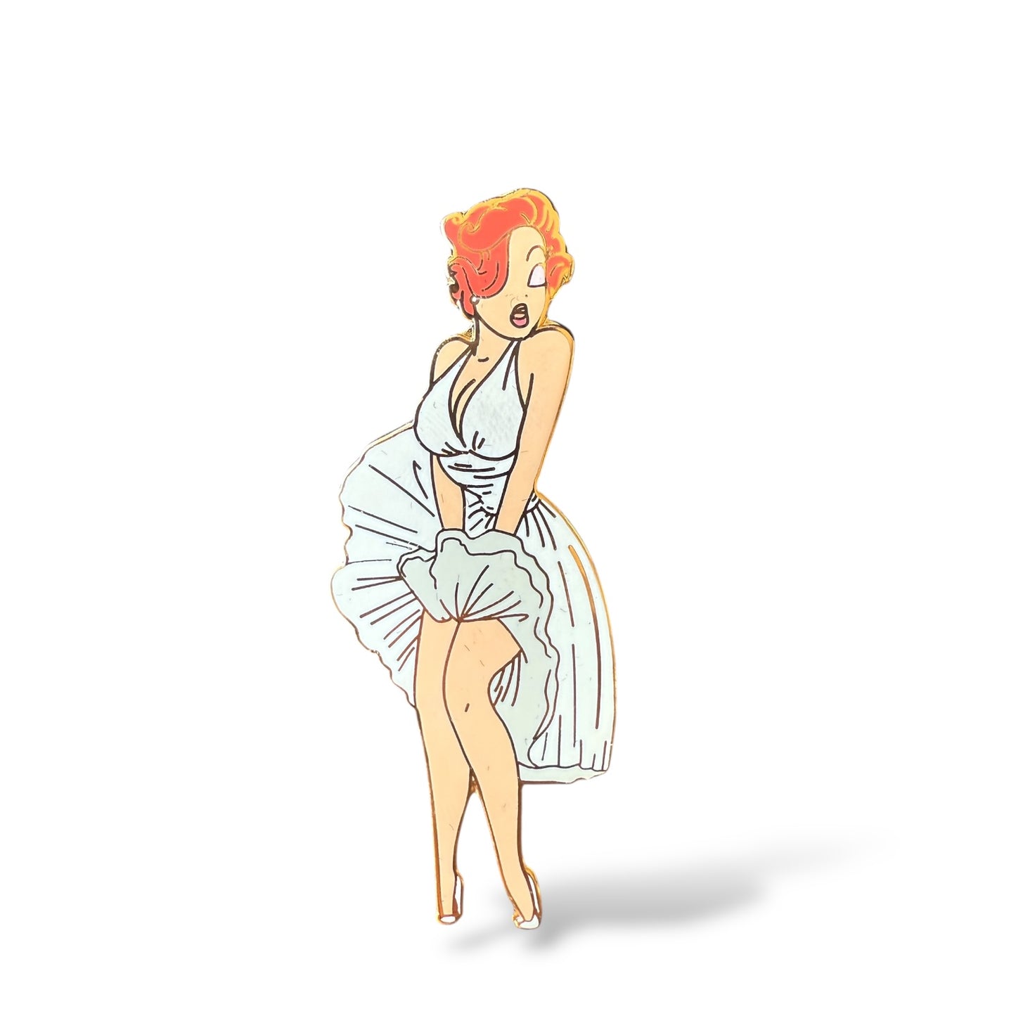 Disney Shopping Hollywood Icons Jessica Rabbit as Marilyn Monroe in The Seven Year Itch Pin