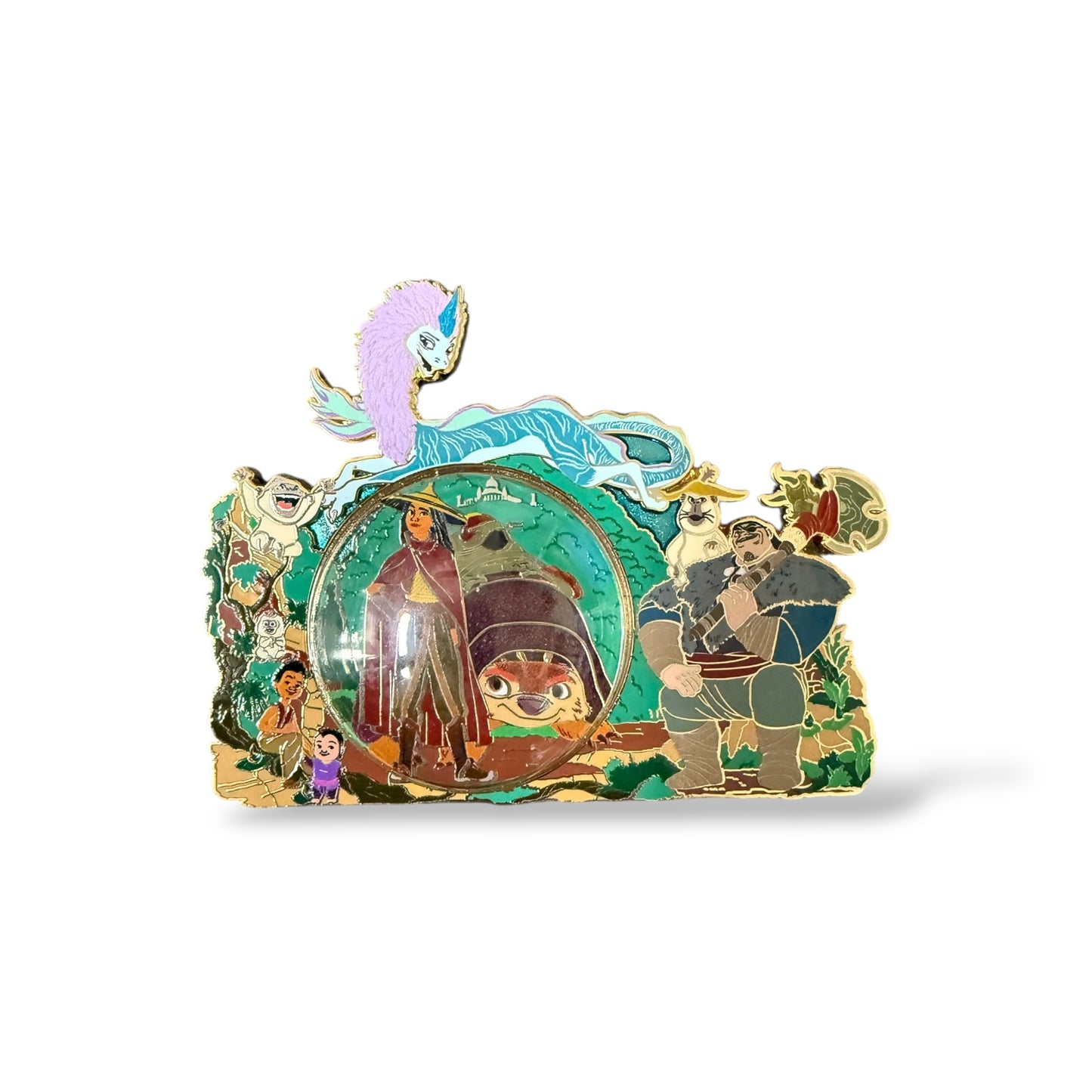 DEC Snow Globe Raya and The Last Dragon Pin