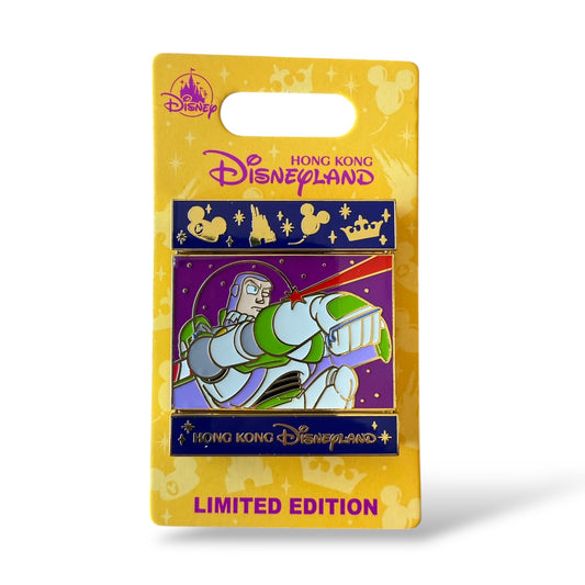 HKDL Flipping Slide Buzz Lightyear and Zurg Pin