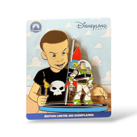 DLRP Toy Story 30 Years and Beyond Sid and Buzz Lightyear Pin