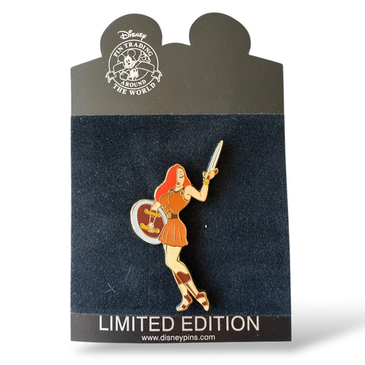 Disney Shopping Jessica Dressed As Hercules Pin