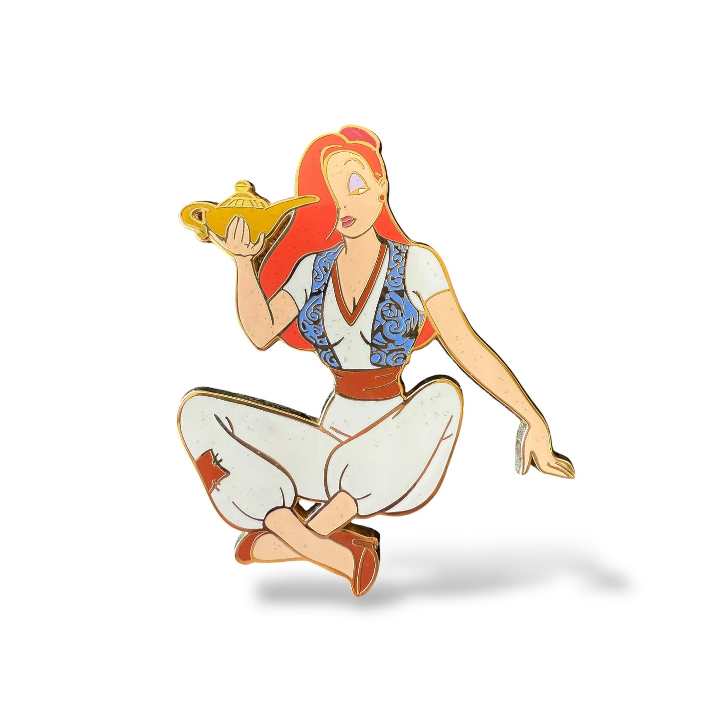 Disney Shopping Jessica Dressed As Aladdin Pin
