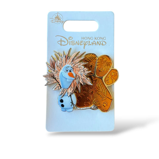 HKDL Olaf Presents Olaf Dressed as Simba Pin