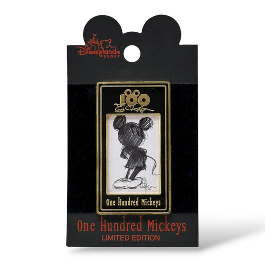 DLR One Hundred Mickeys Shake It Backside View Pin