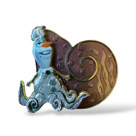 HKDL Olaf Presents Olaf Dressed as Ursula Pin