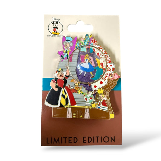 DEC Snow Globe Alice in Wonderland Pin