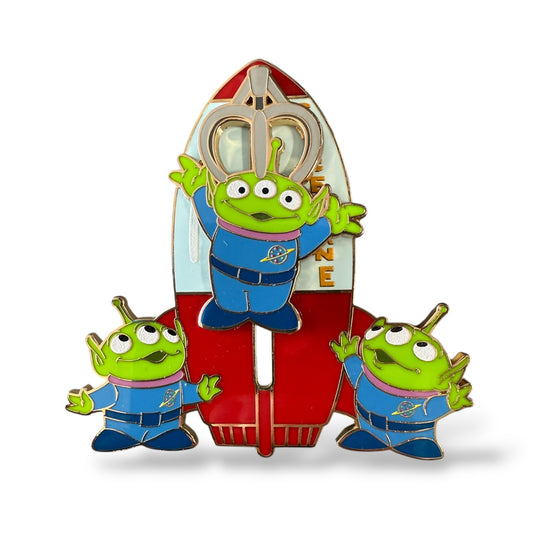 DLRP Toy Story 30 Years and Beyond Little Green Men in Claw Machine Slider Pin