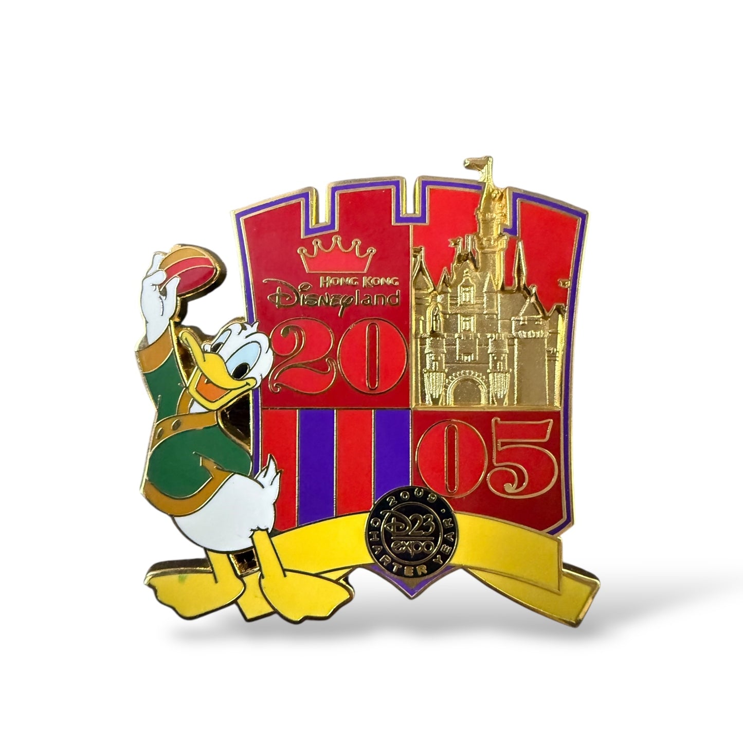 D23 Magical Disney Destinations Hong Kong Disneyland Park Donald Pin