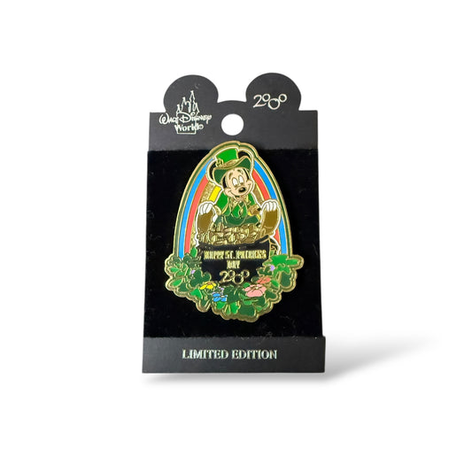 WDW Happy Saint Patrick's Day 2000 Mickey Mouse Leprechaun Pin
