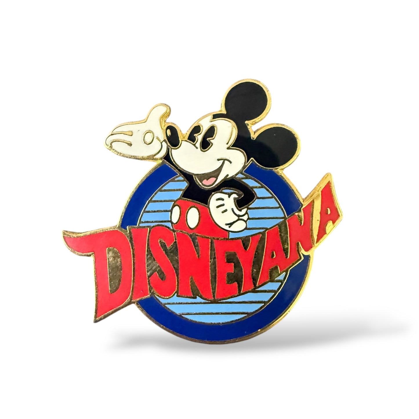 Disney Parks Disneyana Mickey Logo Blue Pin