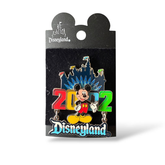 DLR Mickey Disneyland 2002 Dangle Pin