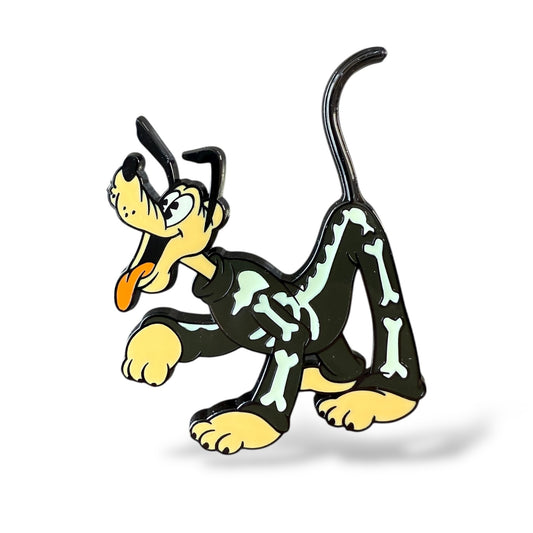DLRP Halloween 2025 Pluto in a Skeleton Costume Pin