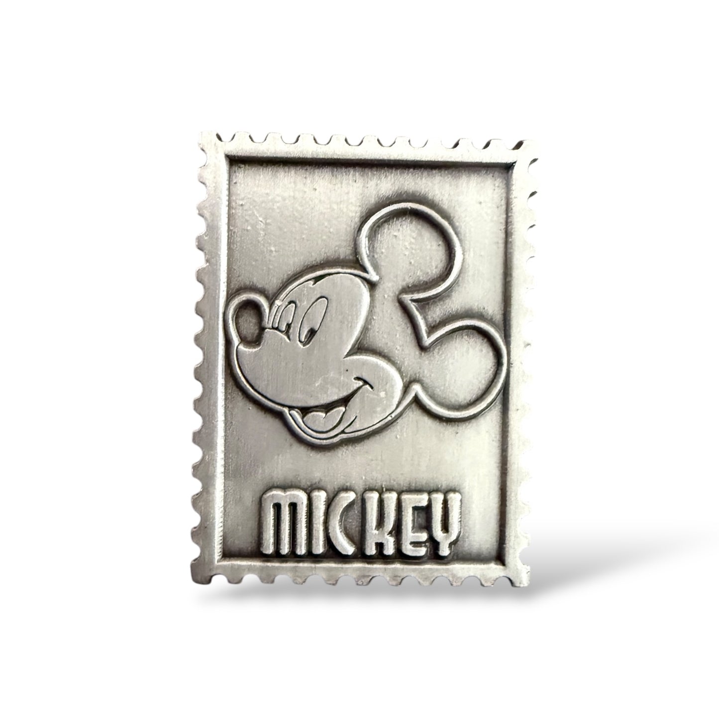 DEC Pewter Stamp Mickey Pin