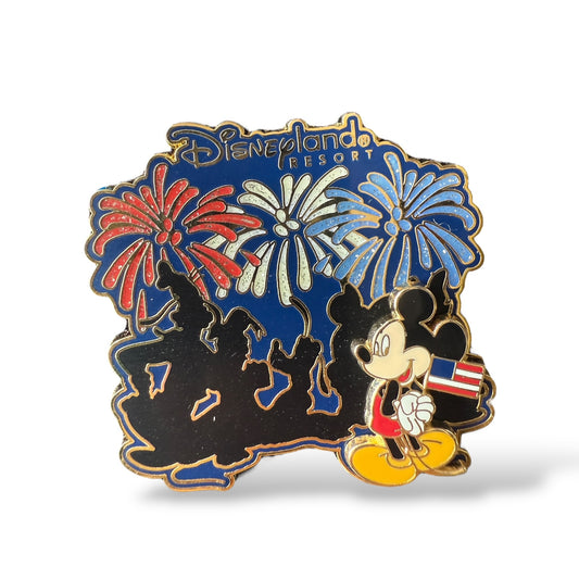 DEC Mickey's All American Pin Festival Mickey and Friends Fireworks Pin