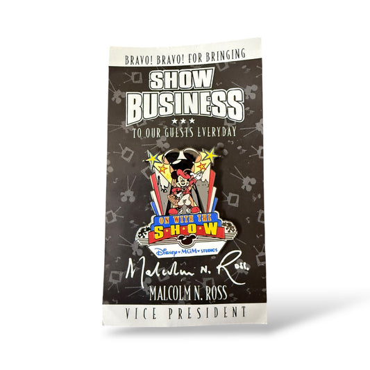 DEC MGM Studios Cast Member On with the Show Director Mickey Pin