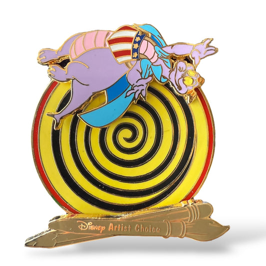 WDW The Search For Imagination Pin Event Artist Choice Figment Spinner Pin
