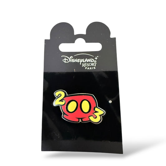 DLRP Mickey Mania Shorts 2003 Pin