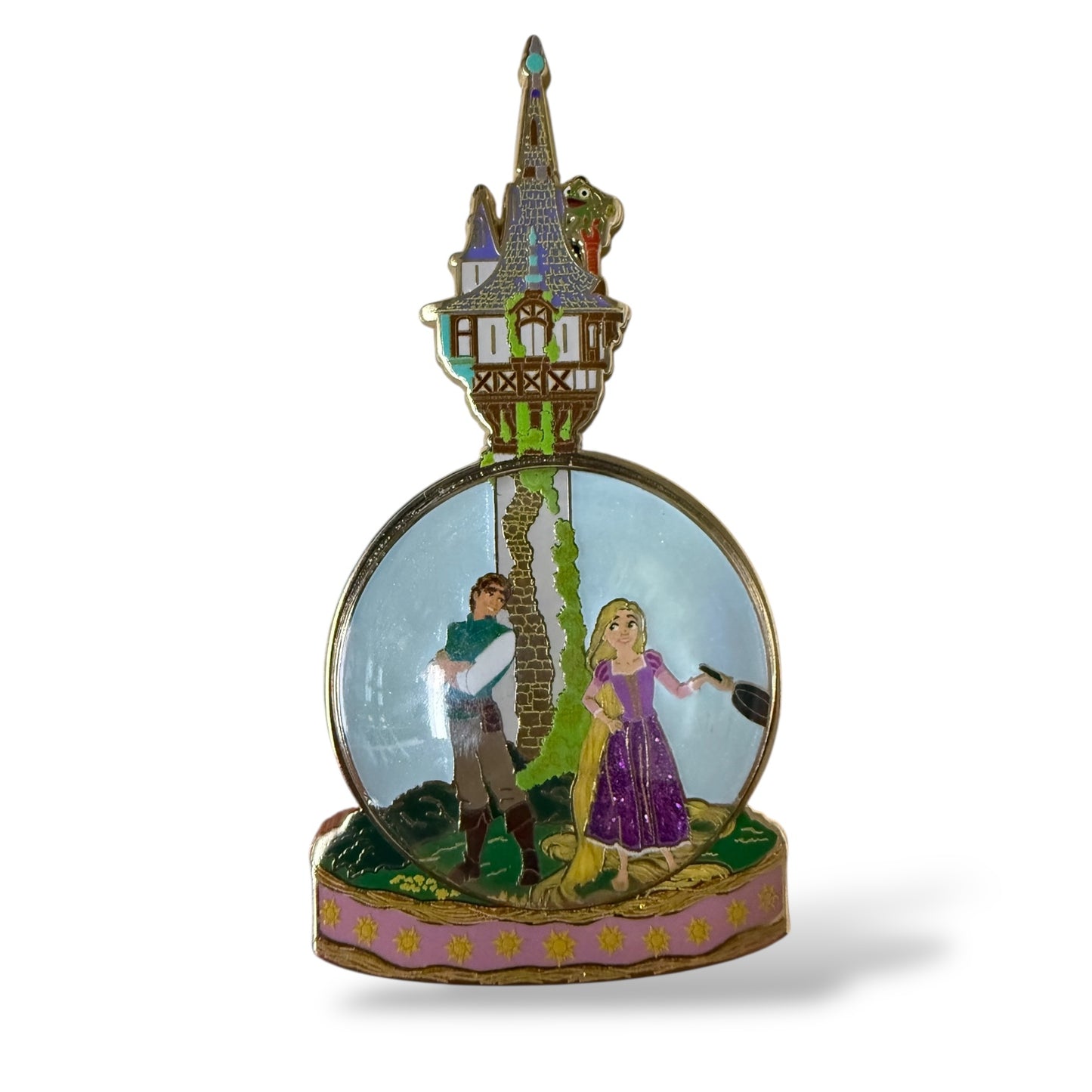DEC Snow Globe Tangled Pin