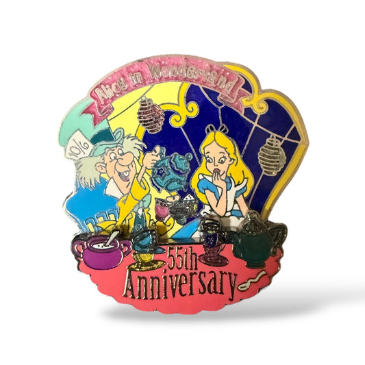 WDW Alice in Wonderland 55th Anniversary Pin