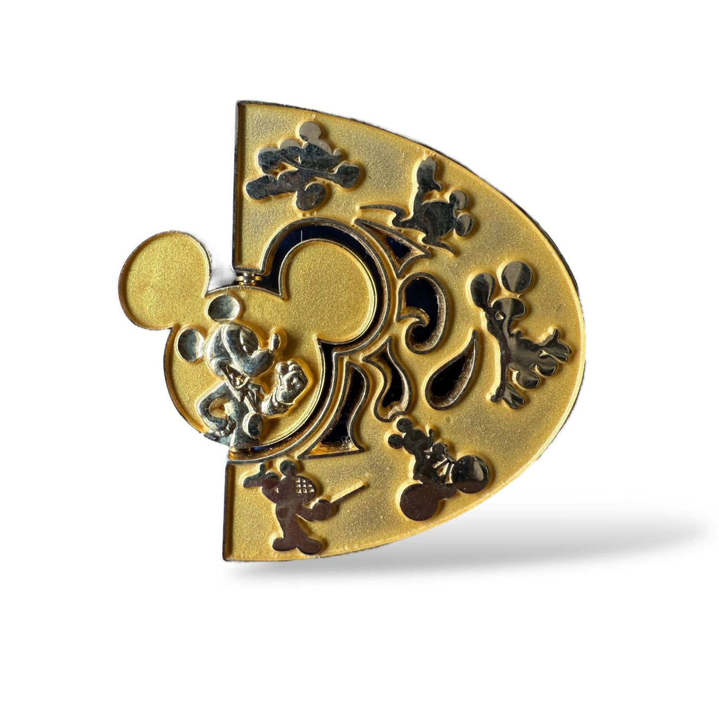 Disney Parks The Summer of Champions Gold Medal Spinner Pin