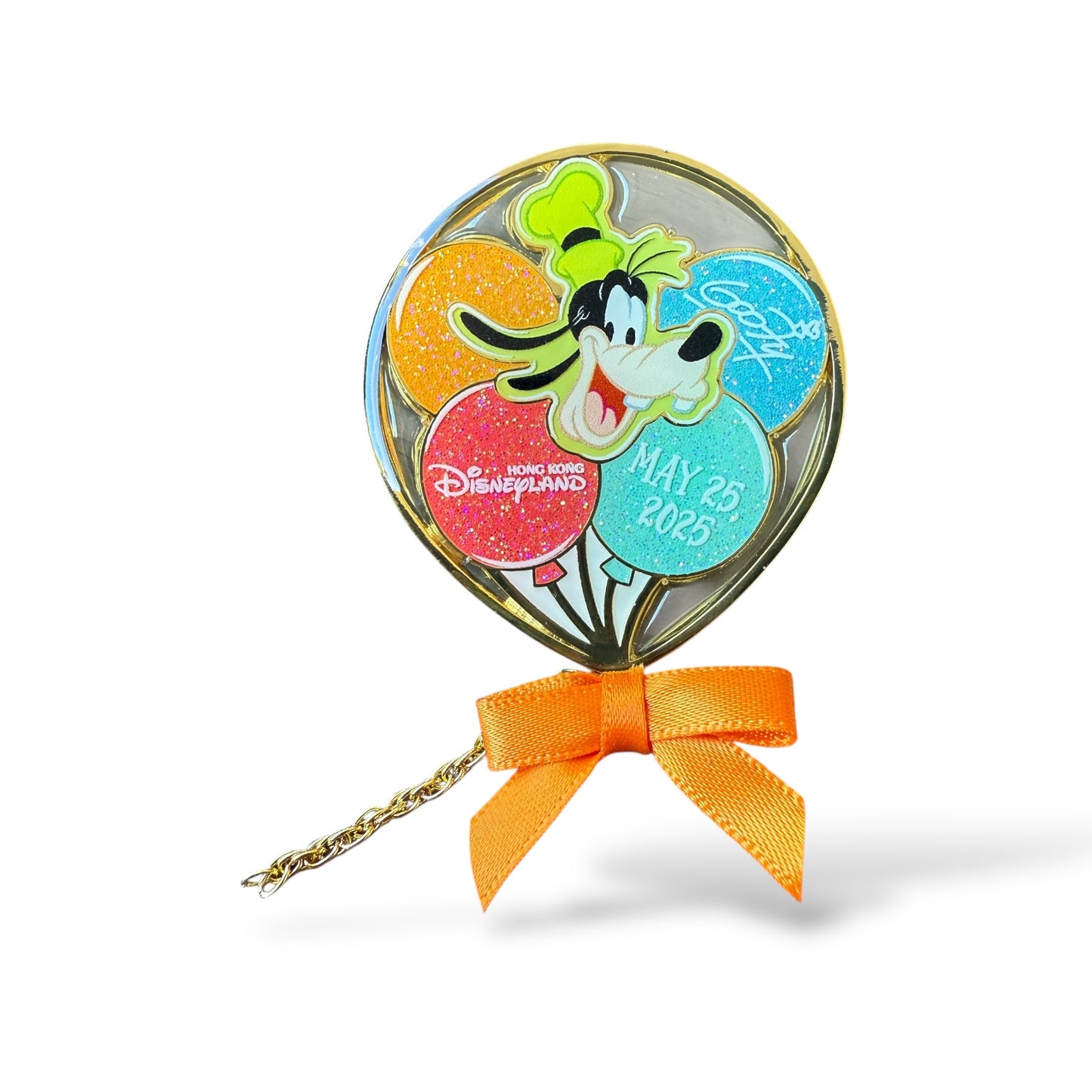 HKDL Walt Disney's Birthday 2024 Balloons Goofy Pin