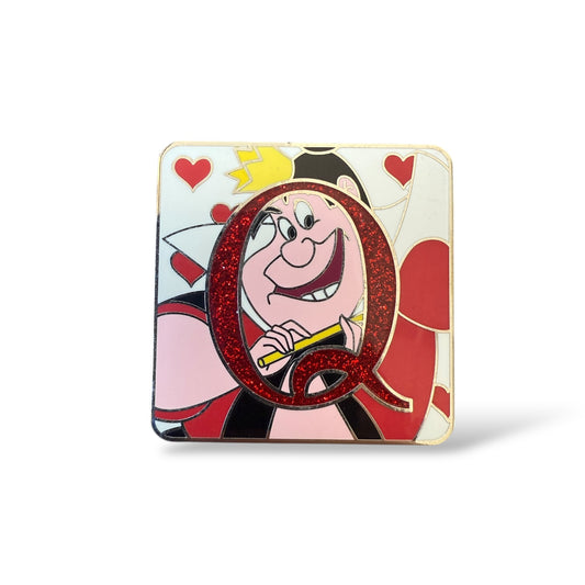 Disney Parks Character Alphabet Mystery Queen of Hearts Chaser Pin