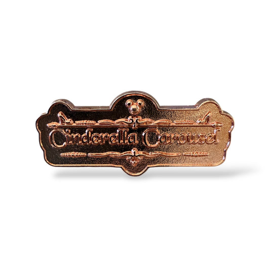 HKDL Pin Trading Carnival 2021 Hidden Mickey Attractions Cinderella Carousel Pin