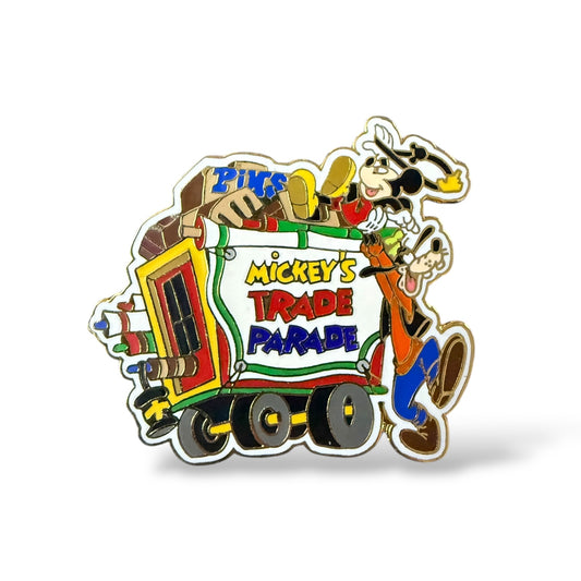 WDW Mickey's Trade Parade Mickey and Goofy PINS Wagon Float Pin