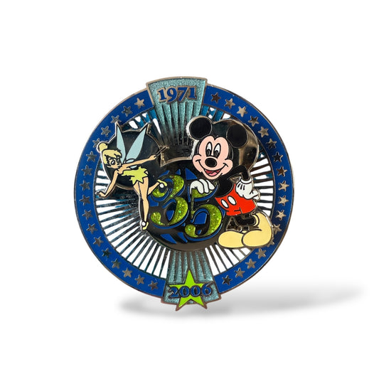 Disney Chase Visa Cardmember Exclusive Mickey and Tinker Celebrate 35 Magical Years Pin