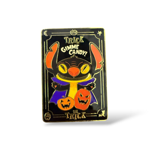 HKDL Halloween Trick or Trick Stitch Mystery Blue Cape Pin