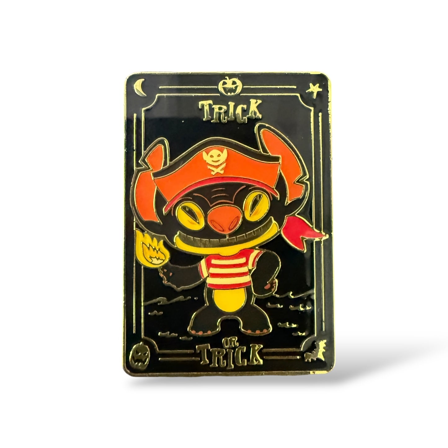 HKDL Halloween Trick or Trick Stitch Mystery Pirate Pin