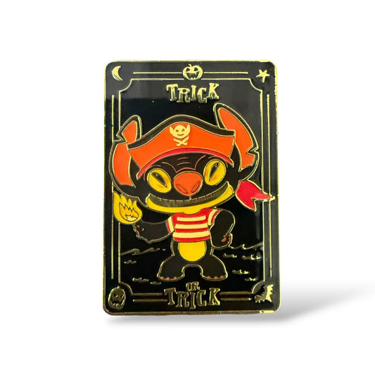 HKDL Halloween Trick or Trick Stitch Mystery Pirate Pin